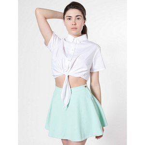 American Apparel Mint Circle Skirt